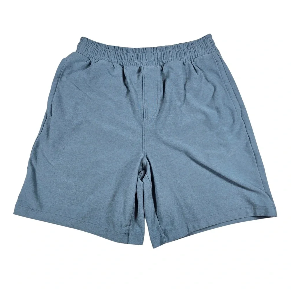 Beyond Yoga Gray/Blue Pocket Lounge Athletic Pull On 6.5